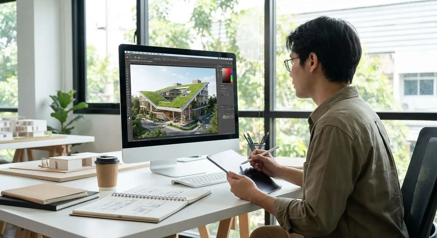 Cómo Crear Renders con IA para Concursos de Arquitectura (2026)