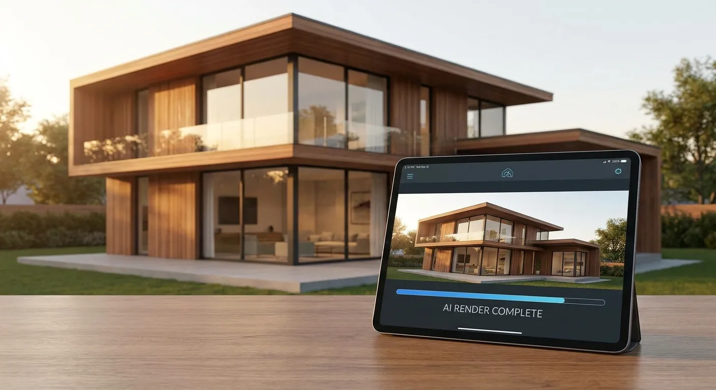 How to create a photorealistic exterior render with AI