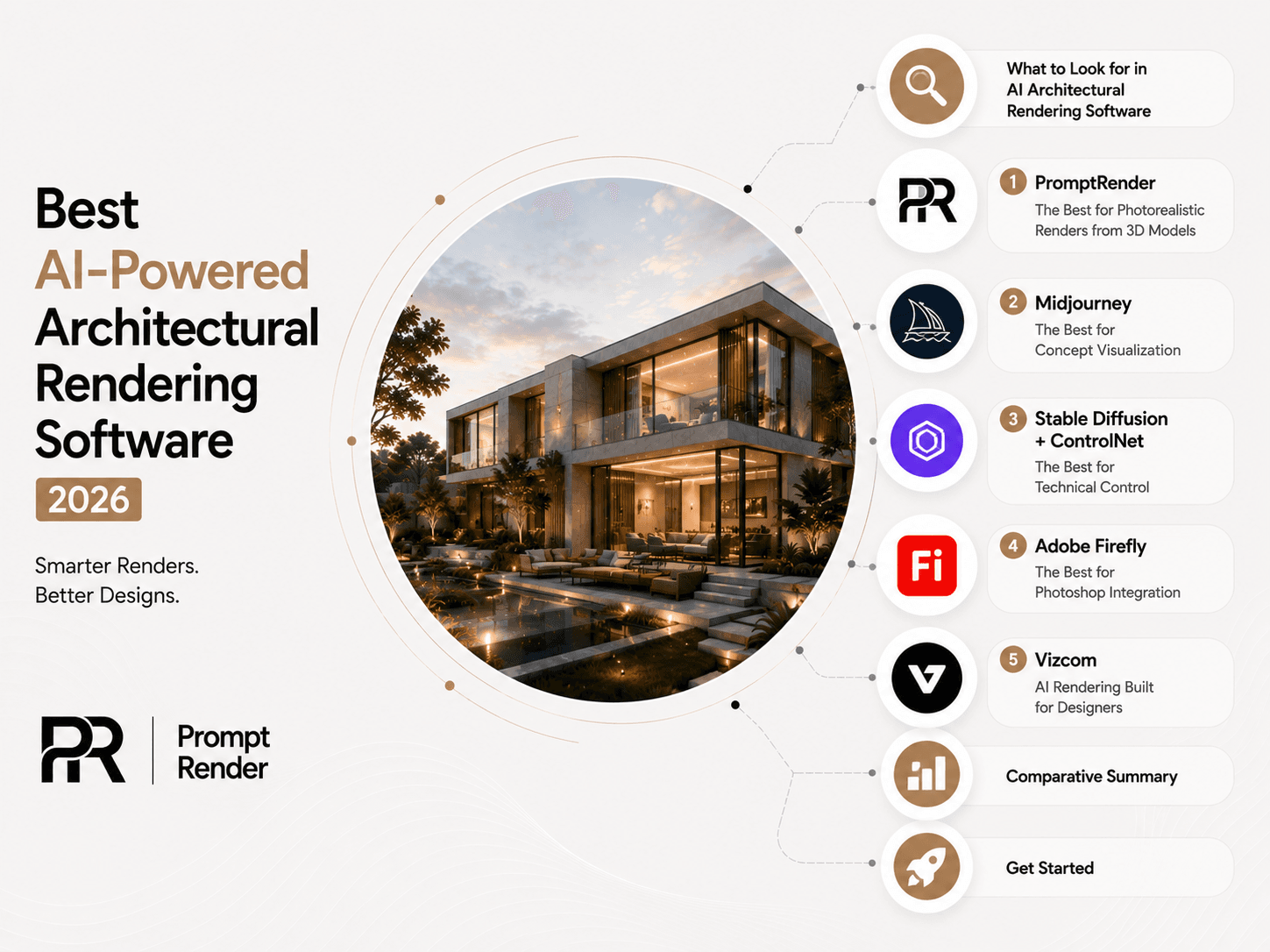 Mejor Software de Renderizado con IA para Arquitectos (2026)