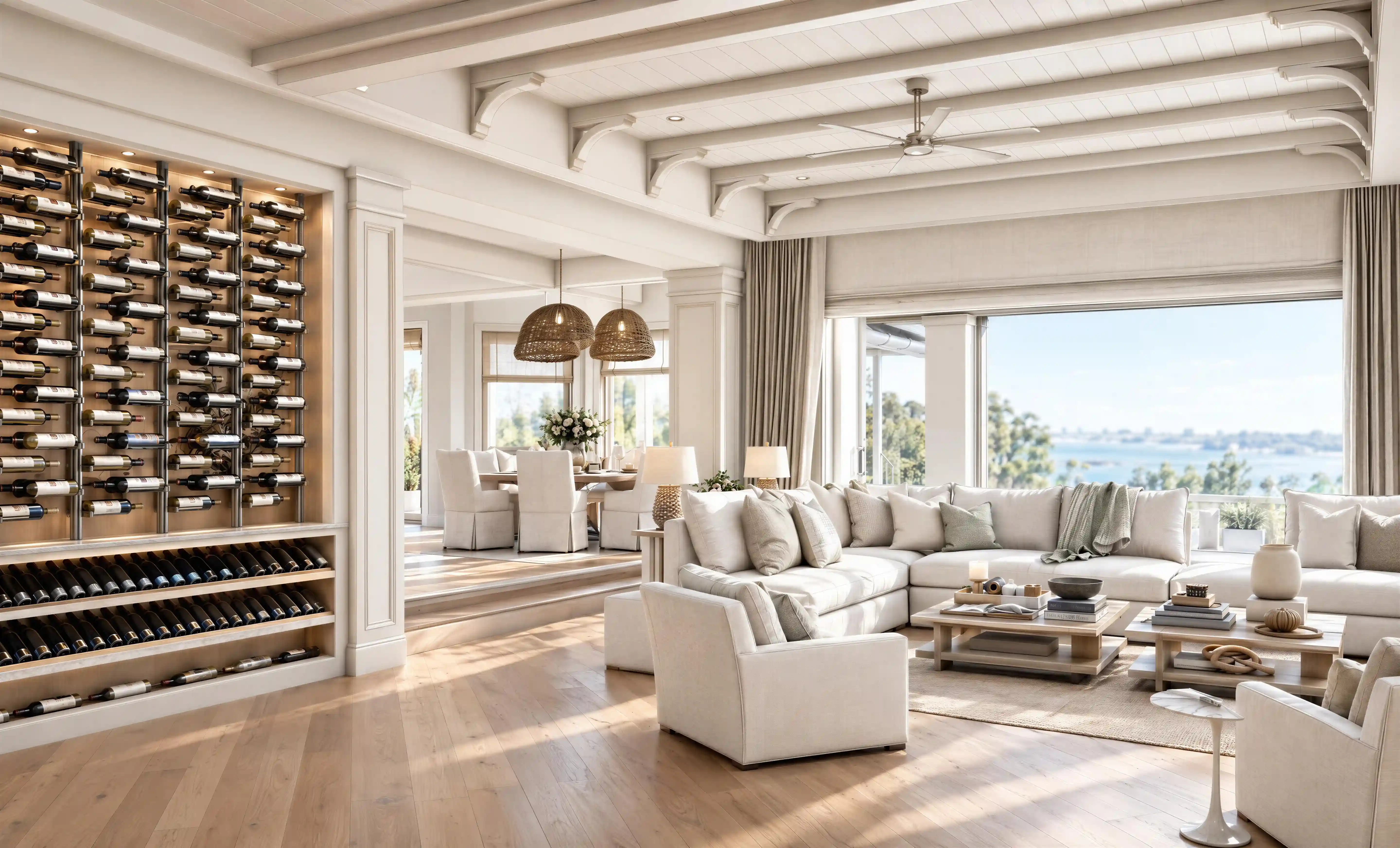 Photorealistic architectural render generated with AI