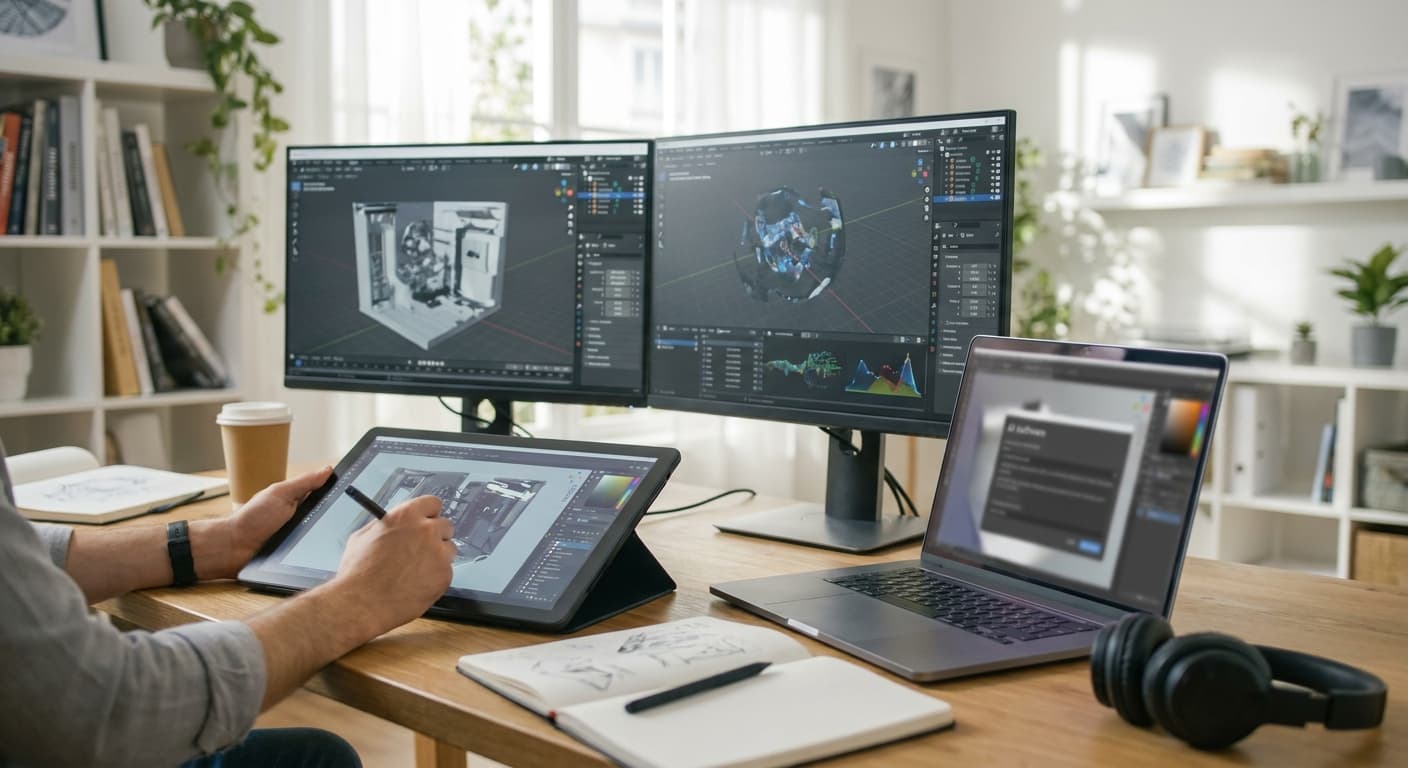 Best AI visualization tools for freelance 3D artists