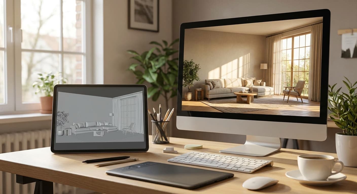 How to add realistic lighting to AI architectural renders