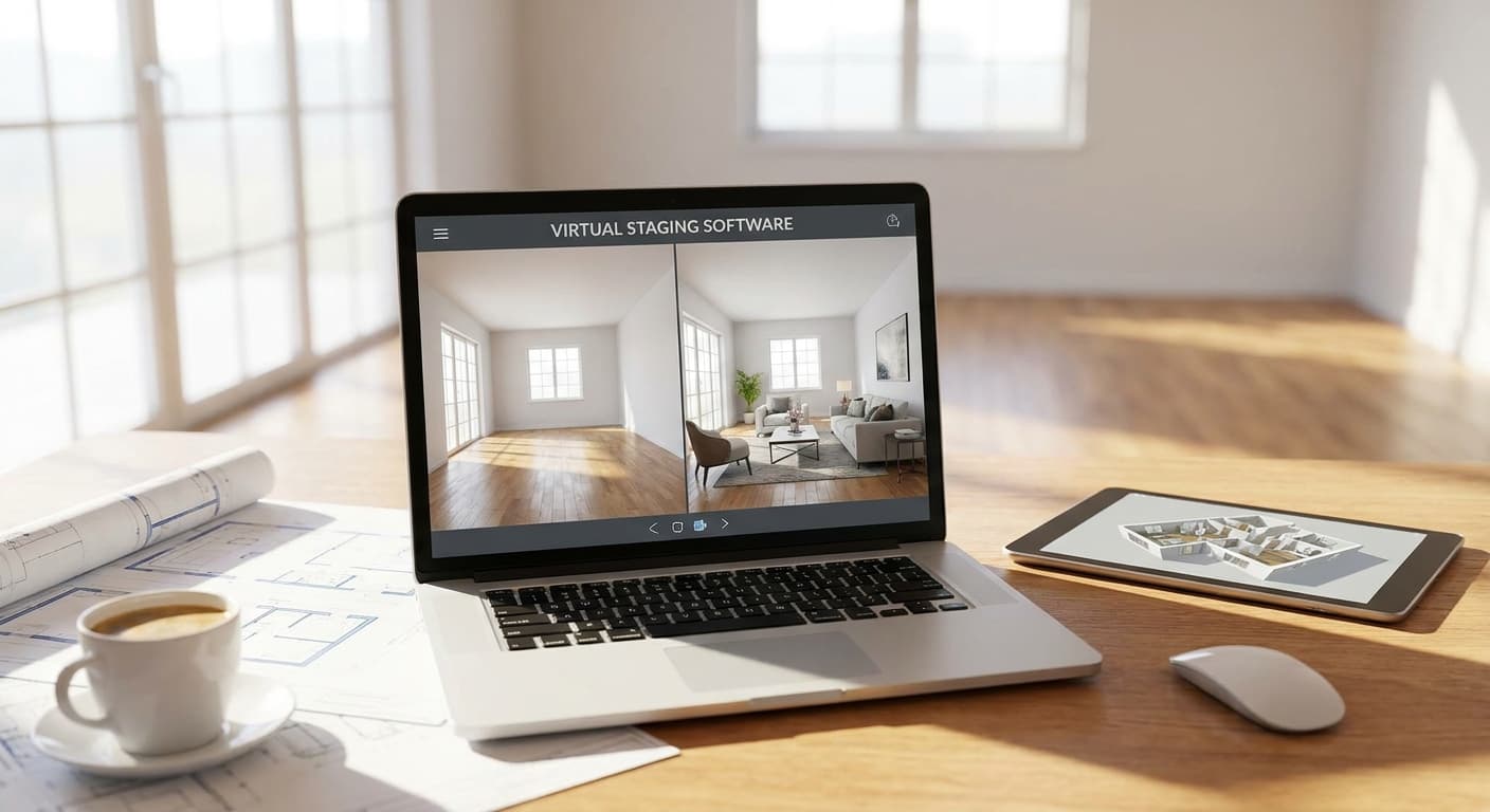 How to create a virtual staging render for real estate listings