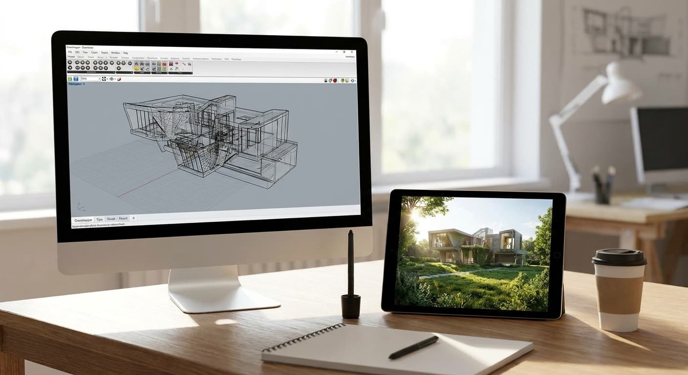How to turn Grasshopper models into photorealistic renders
