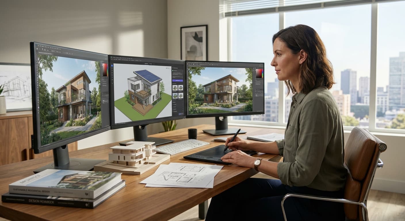 Best AI rendering software for solo architects