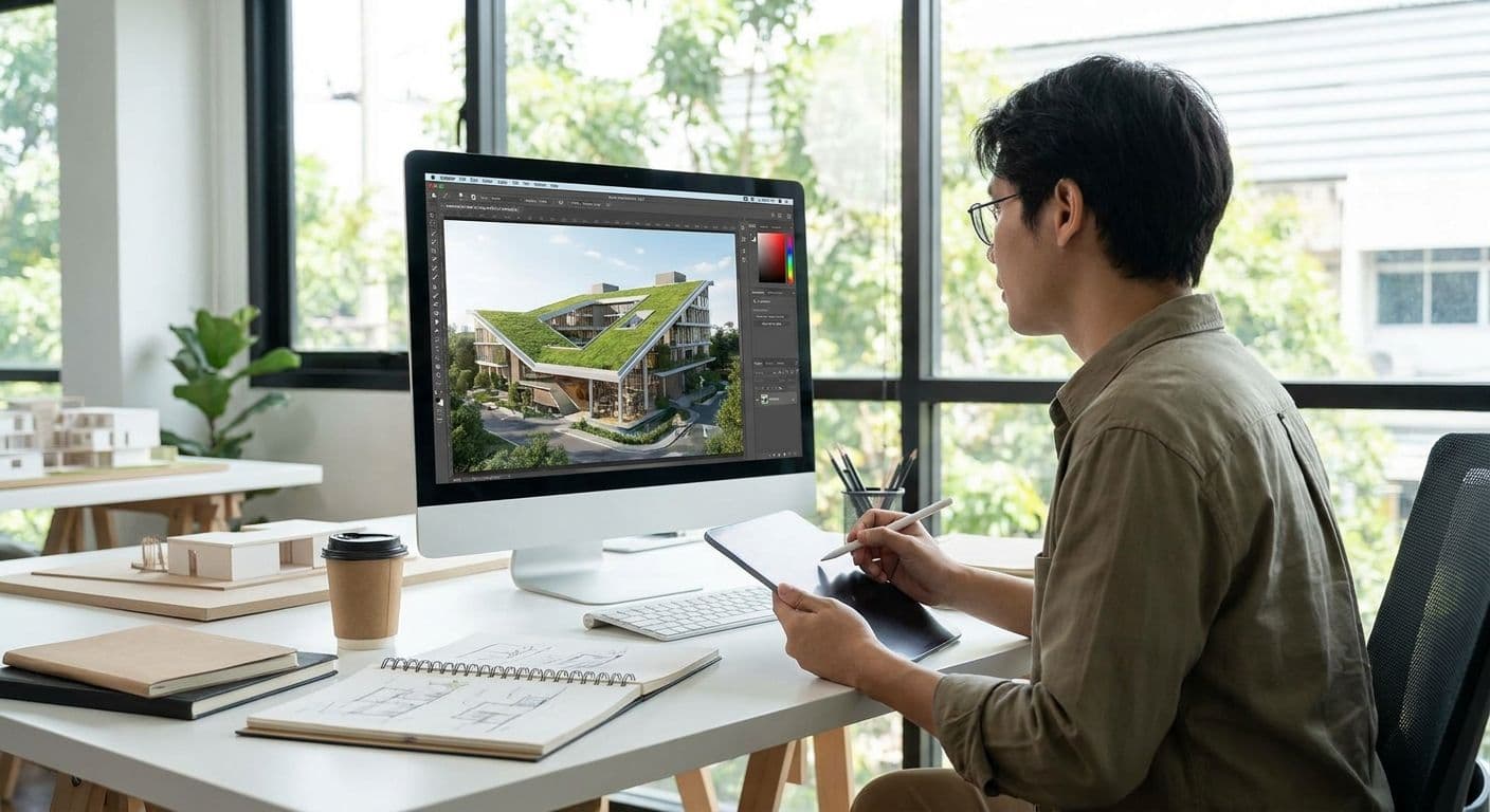 How to create AI renders for architectural design competitions