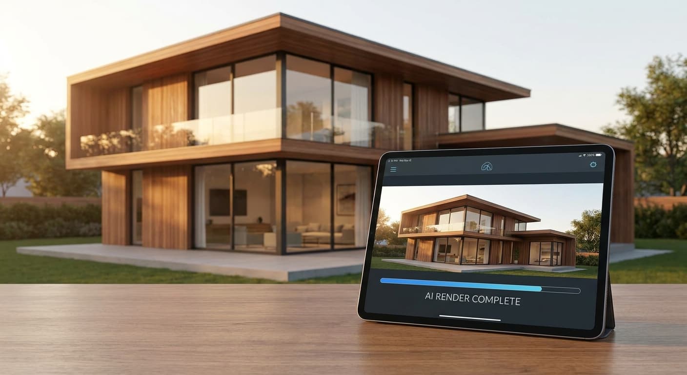 How to create a photorealistic exterior render with AI