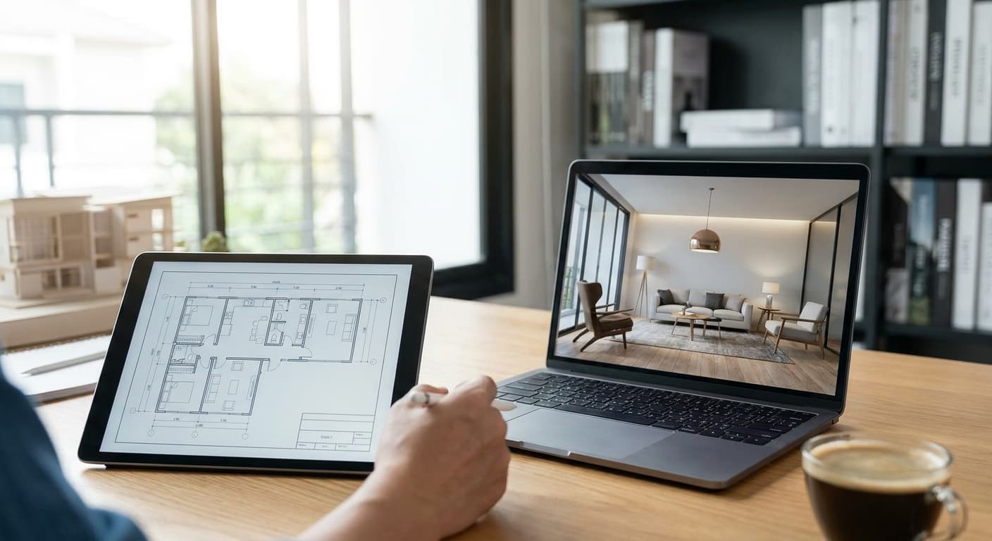 How to convert a floor plan into a 3D render with AI