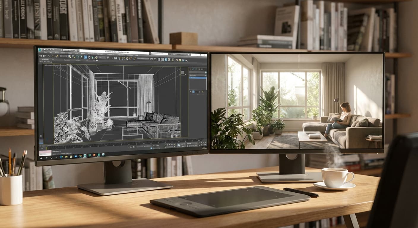How to turn 3ds Max models into photorealistic renders